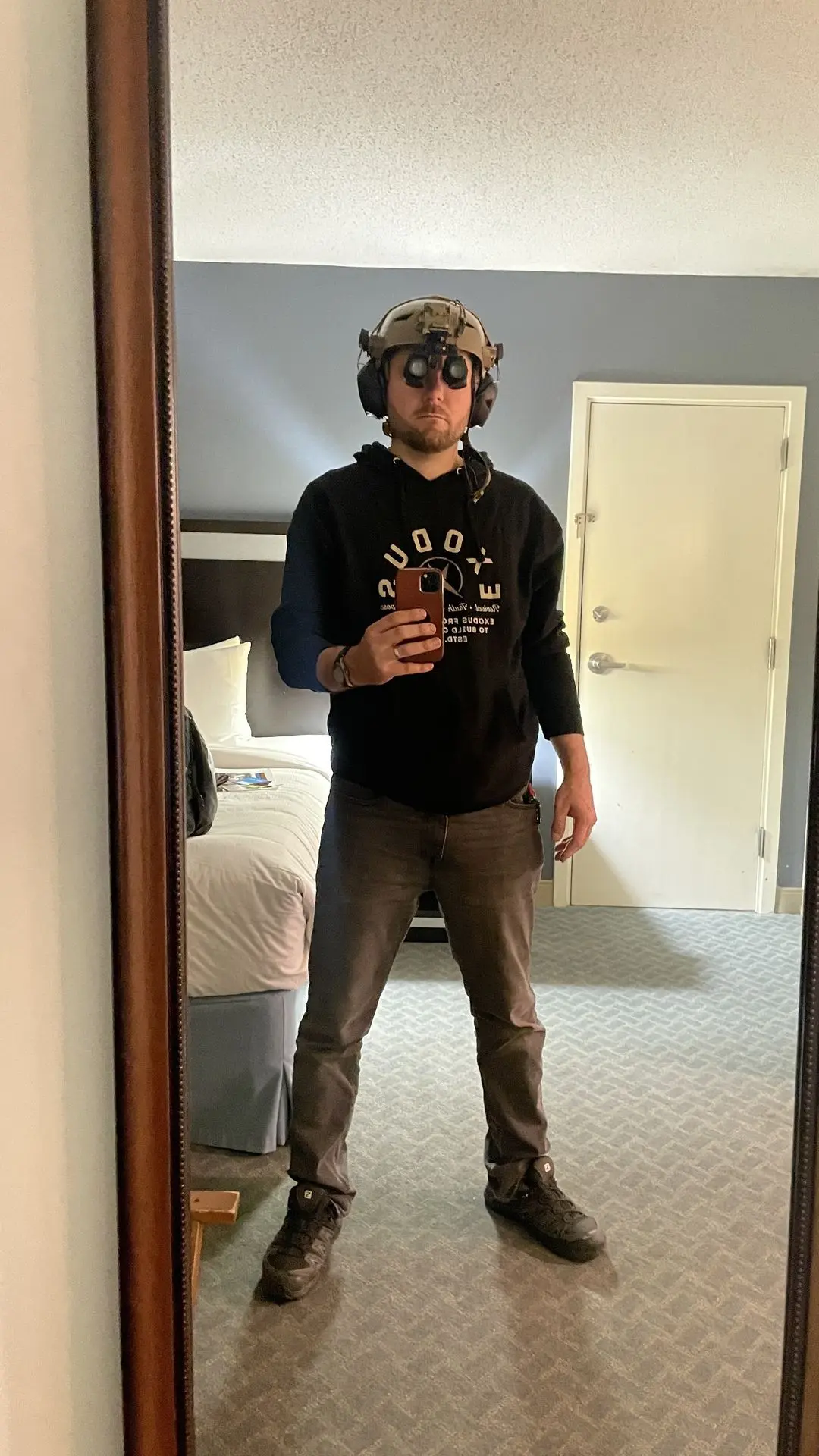 Jared with his Night Vision