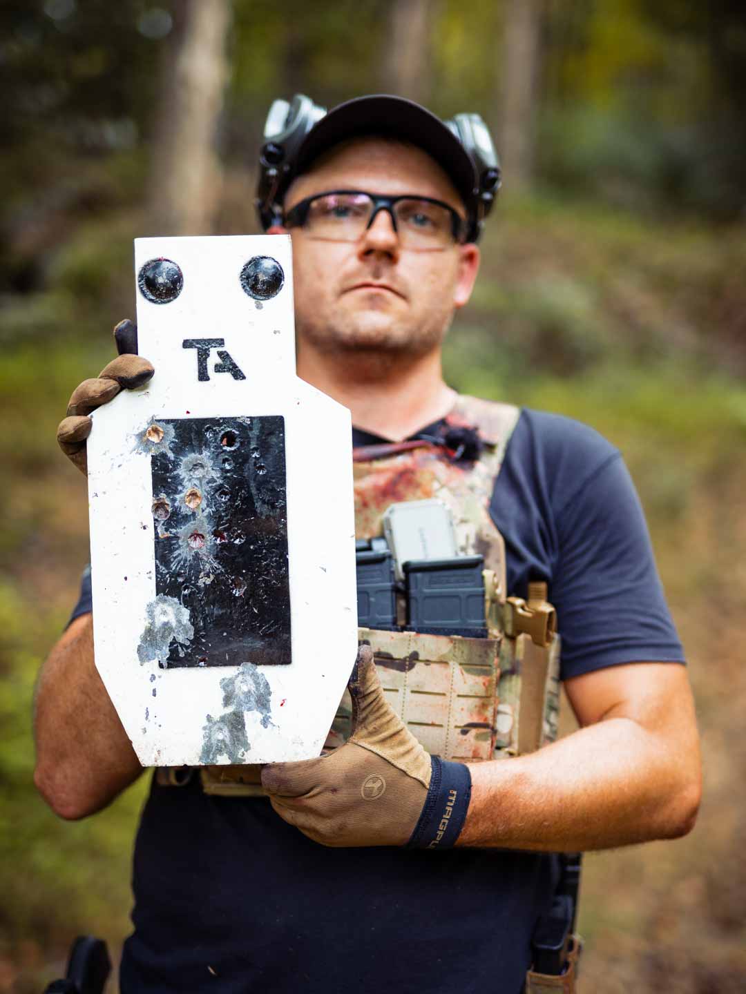 TA Targets AR550 warranty plate test