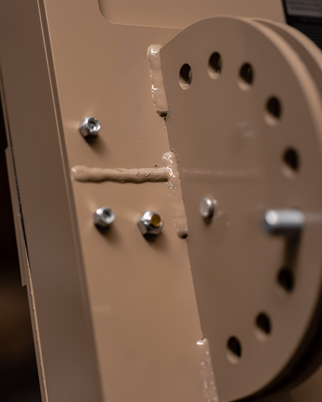 Back of the Bullet Trap - High quality welds for max durability 