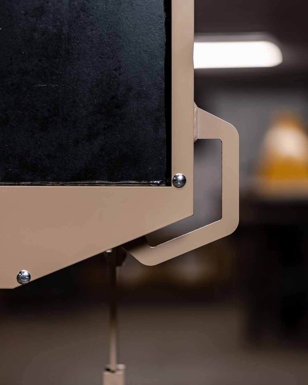 Handles for the Portable Bullet Trap to help move a indoor target