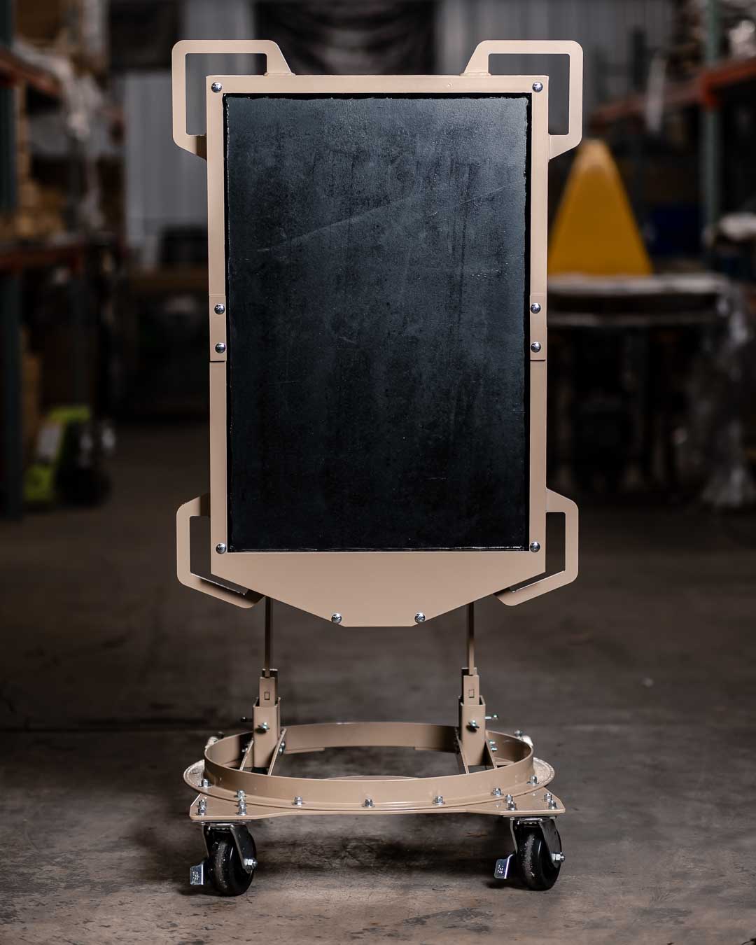 Front of the MOD 1 Portable Bullet Trap