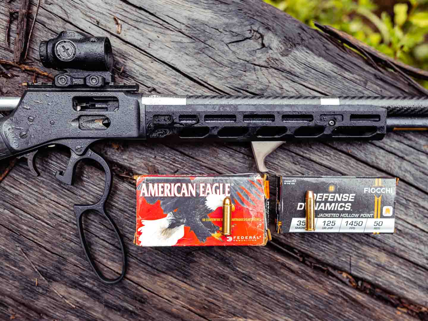 Henry SPD with ammo 357 Full Power and 38 Special Subsonic Ammunition