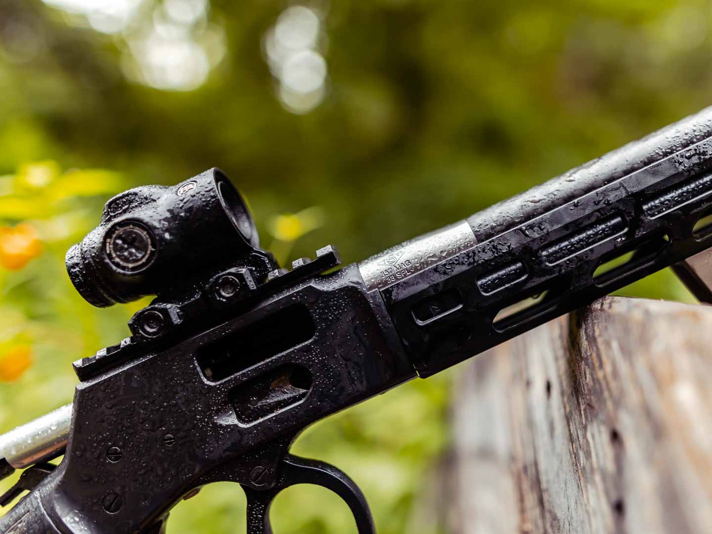 Mounted scope to the Henry Lever Action Rifle
