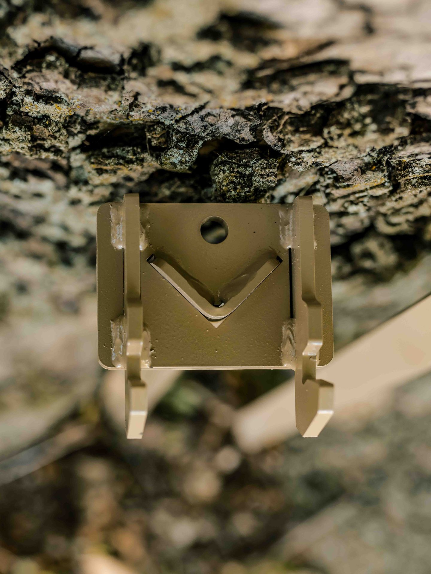 Top of the AR500 Knock Down Target from TA Targets