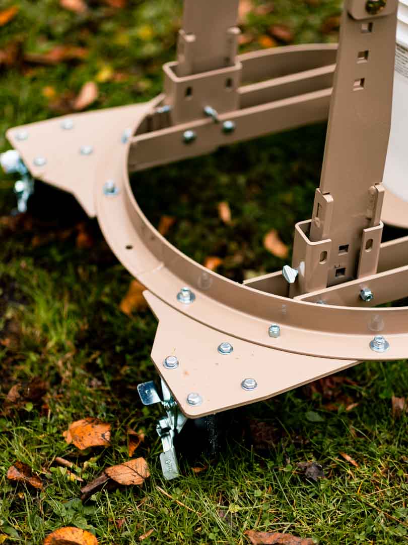 MOD1 Casters Casters to a bullet trap to push this rubber trap anywhere