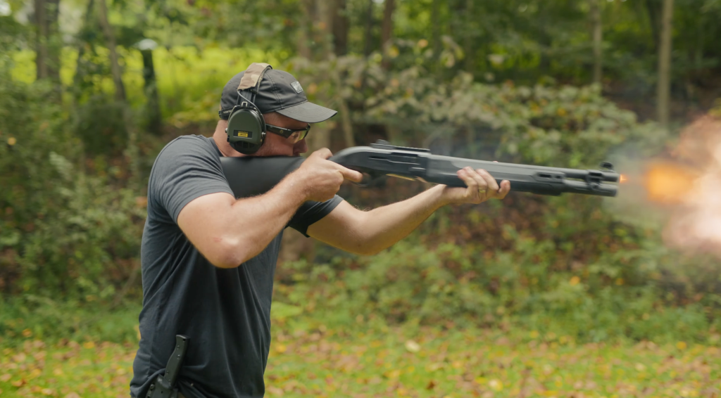 TA Targets steel target durability test with a Shotgun
