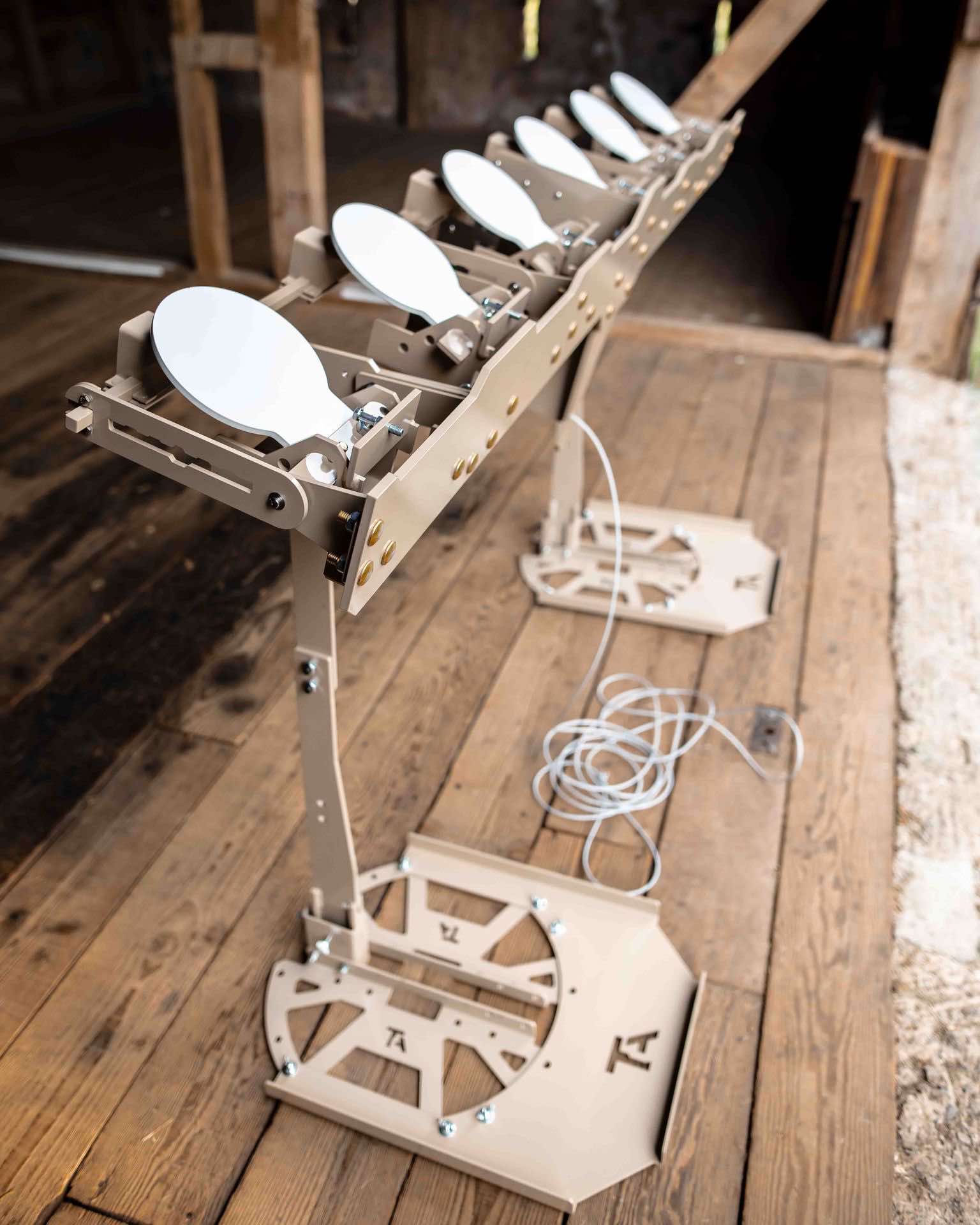 Competition Plate Rack made with AR550 Steel