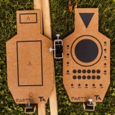 C Zone Cardboard Shooting Target