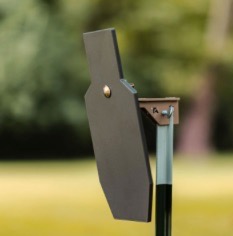 AR500 T-Post Steel Target Hanger with Genesis Steel Target