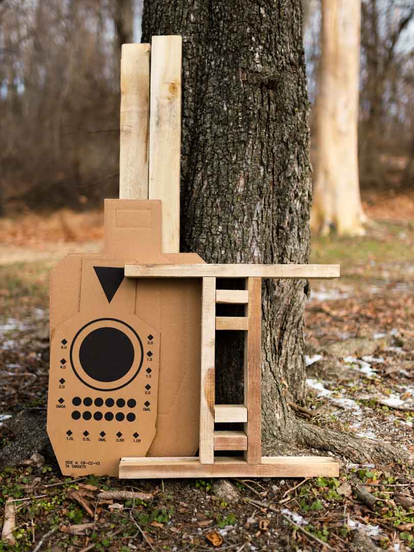 C Zone / USPSA Cardboard with DIY Base