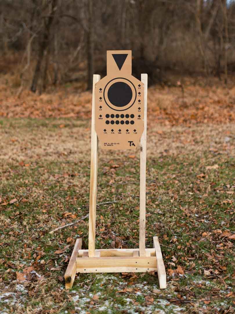 Cheap Cardboard Target Stand made in the USA