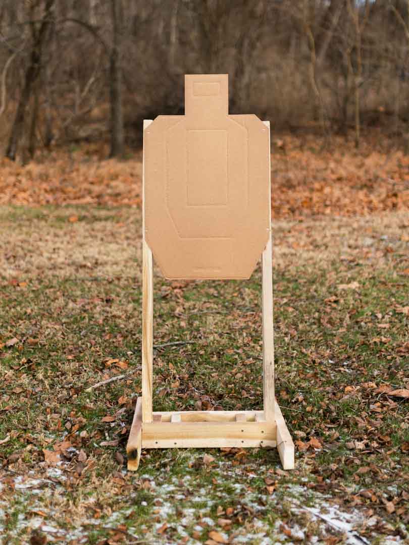 USPSA on a cheap DIY Cardboard Target Stand