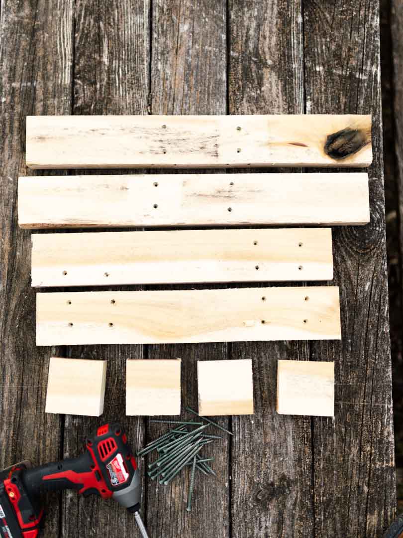 All the parts and pieces need to build a DIY Cardboard Stand