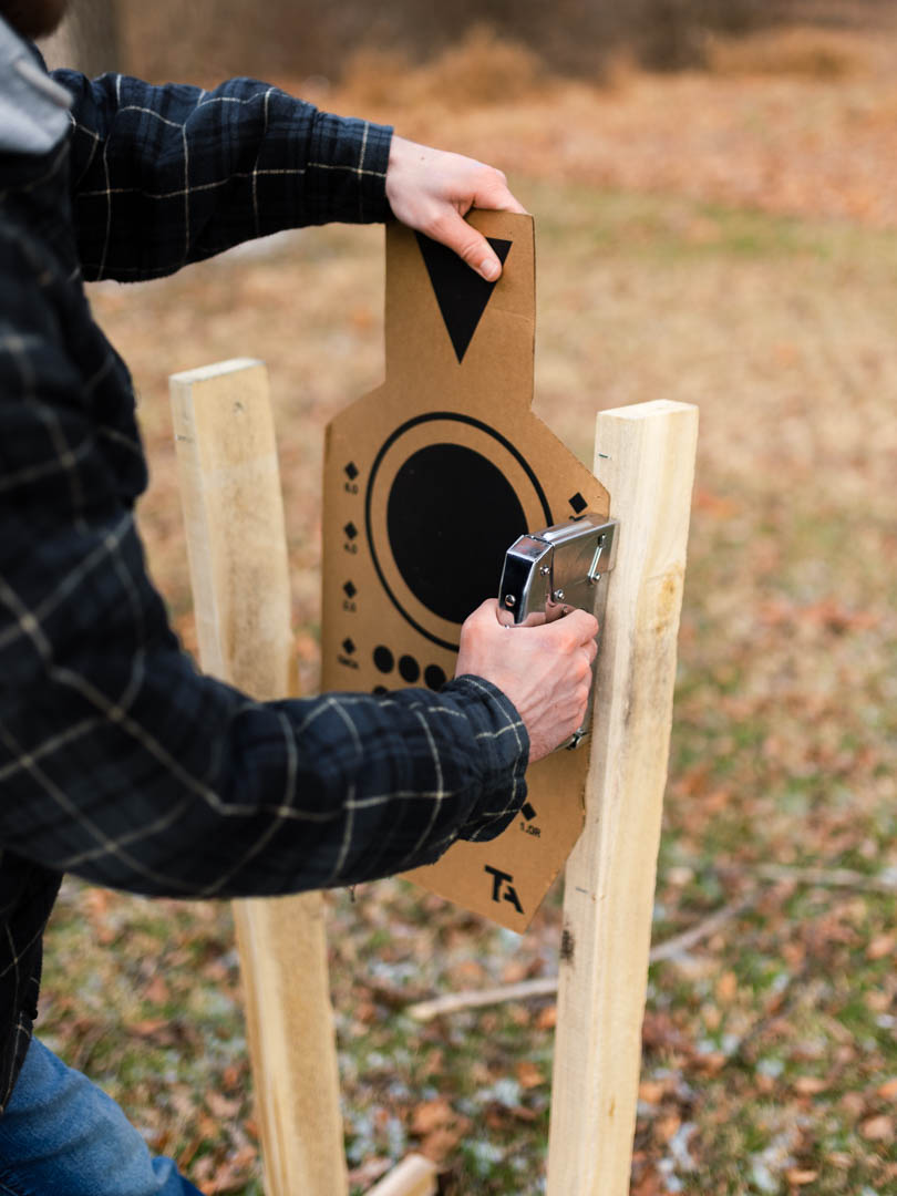 Mounting your Paper Target to the target stand