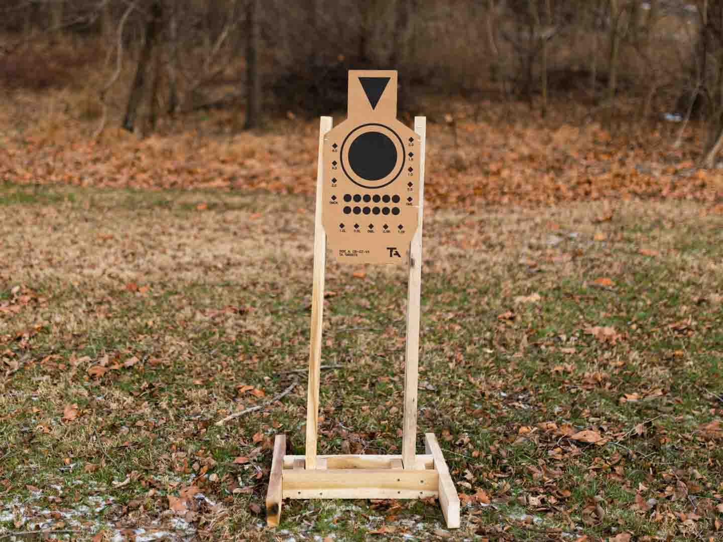DIY C-Zone Cardboard Target Stand