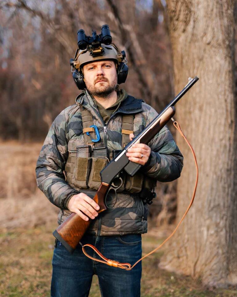 Night Vision with a Lever Action Gun