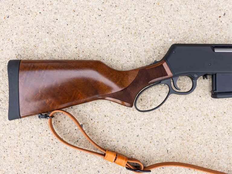 Walnut Stock to the Lever Action Rifle