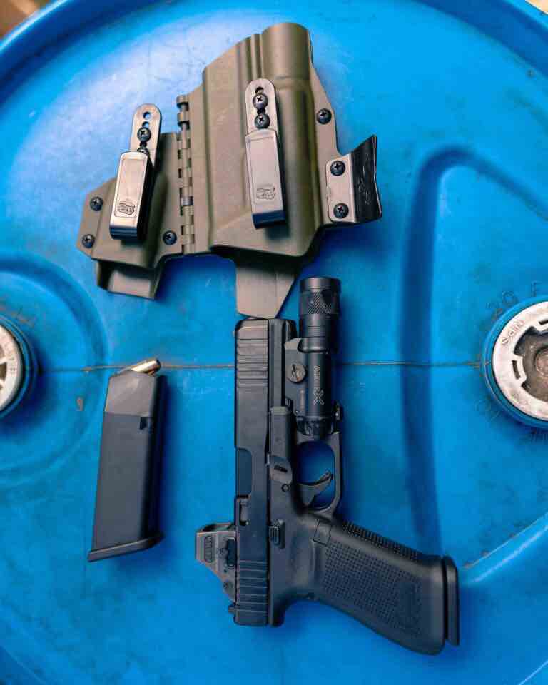 Glock 20 with holster