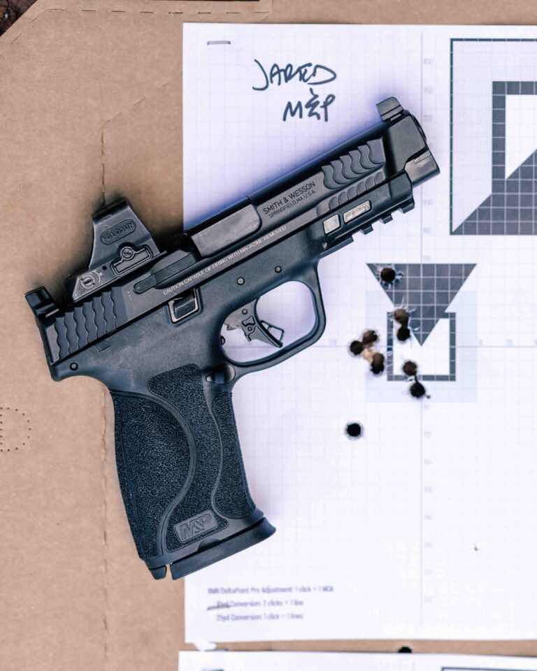 M&P10mm Pistol Paper Target Practice