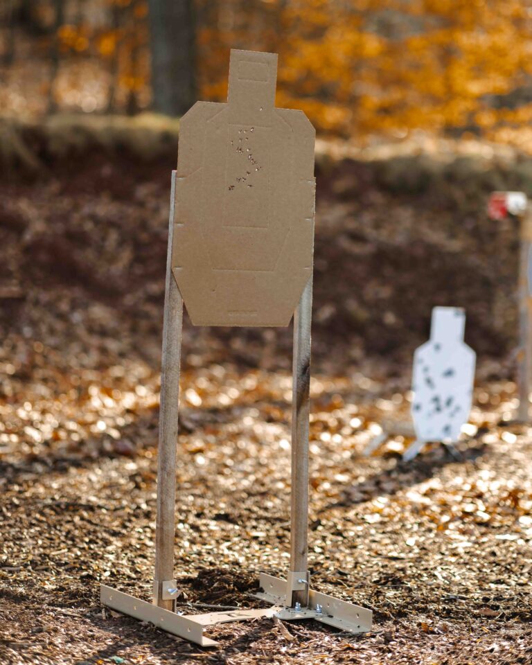USPSA Cardboard Targets on a Cardboard Base USPSA Cardboard Targets on a Cardboard Base