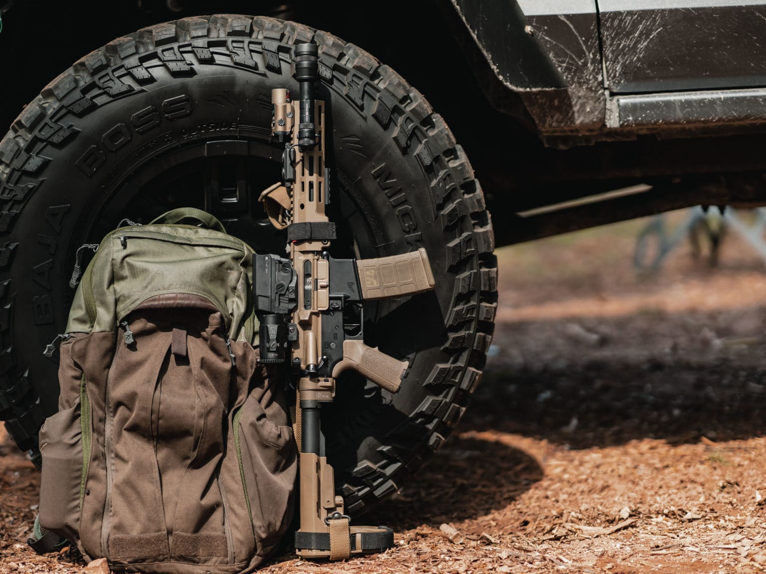 Concealed Carry Rifle AR15 Rifle that fits in a Backpack