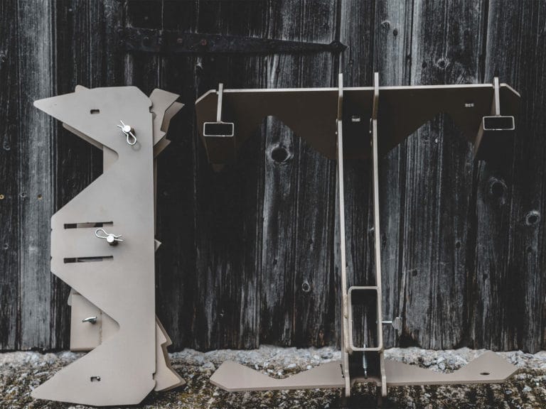 Armored and Foldable Steel Target Stand