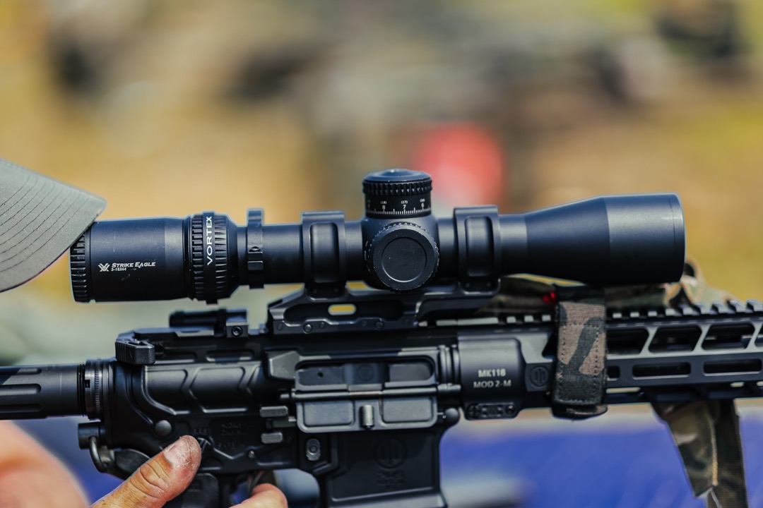 Close up on the Vortex Strike Eagle 3-18x (FFP)
