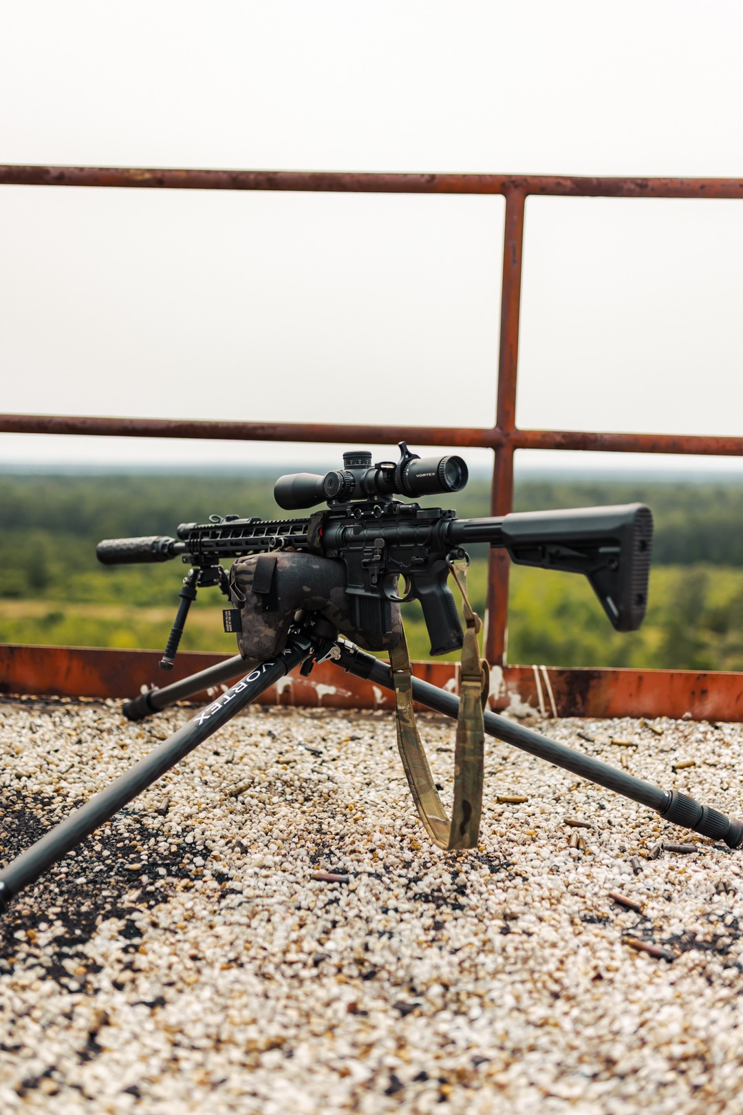 MK 18 6MM ARC on a Vortex Tripod