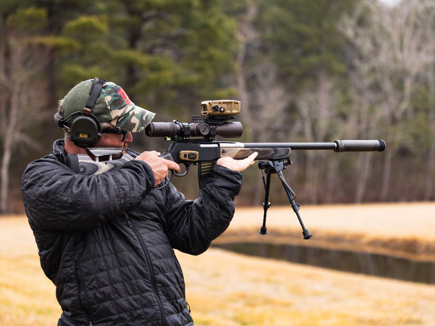 Rob (trainer) at Haley Strategic landing a 600 yard shot with the Predator