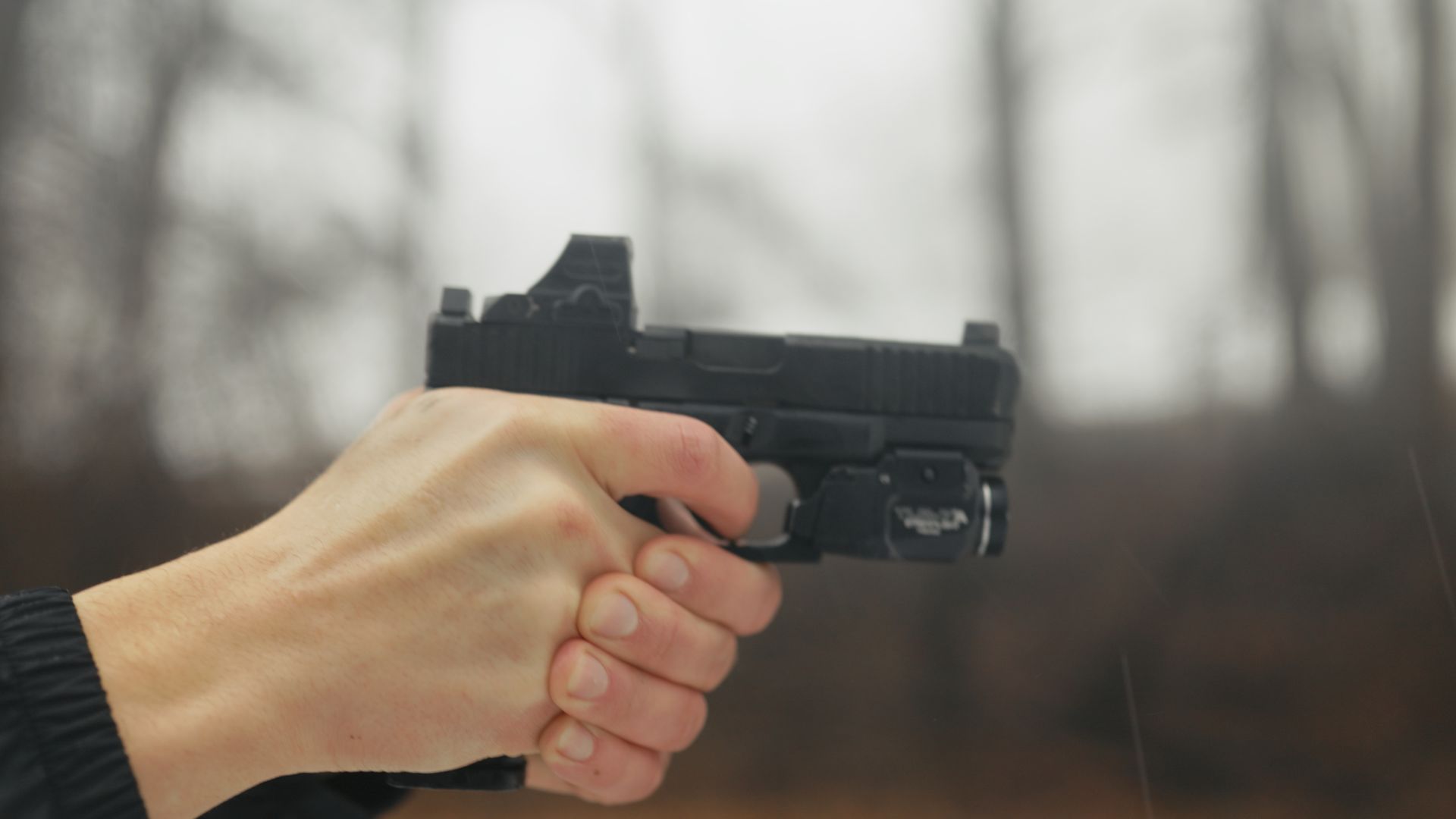 Glock 19 with Red Dot Gen 5 Glock 19 with a Red Dot mounted on it