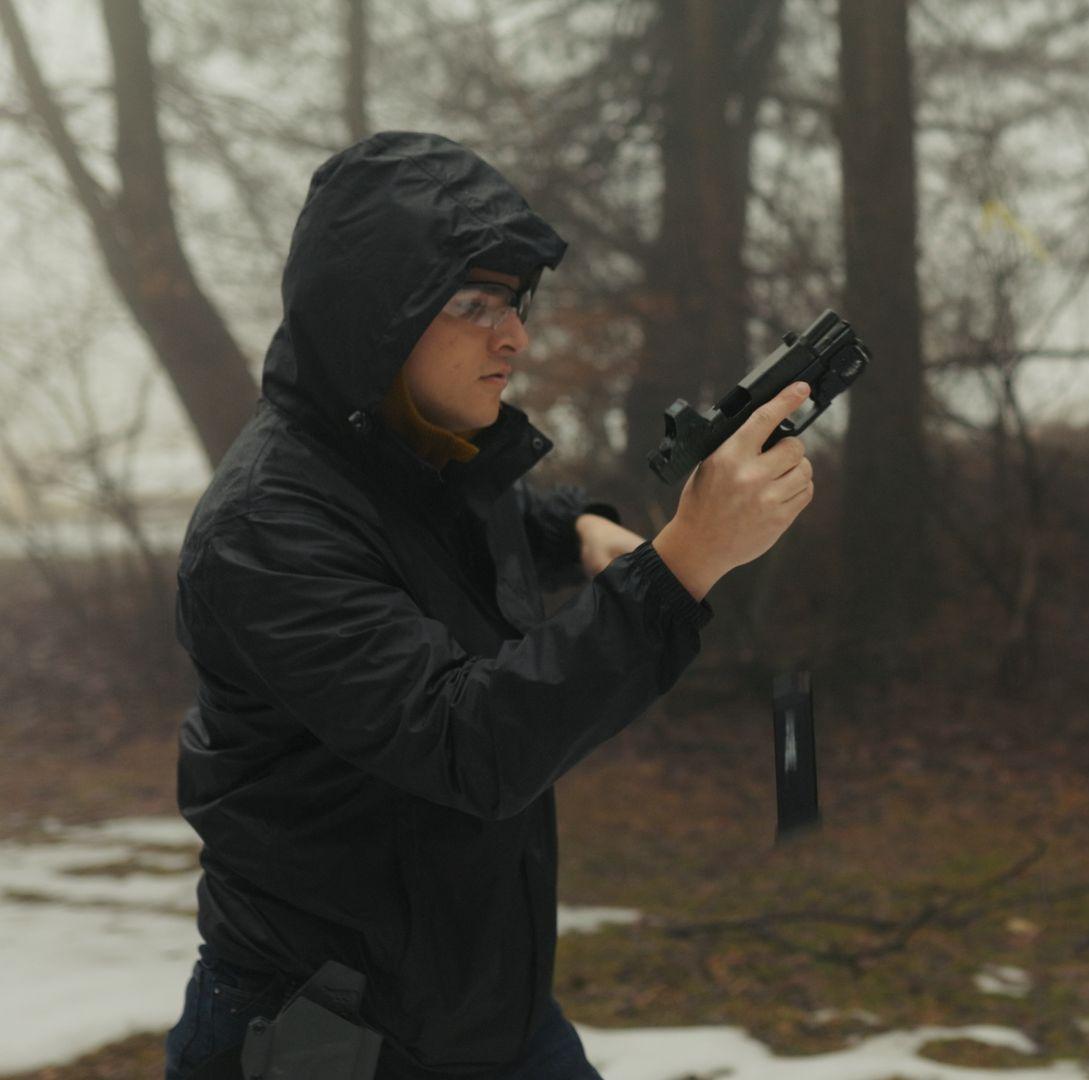 Changing Magazines Changing Glock 19 mags while training on the range.