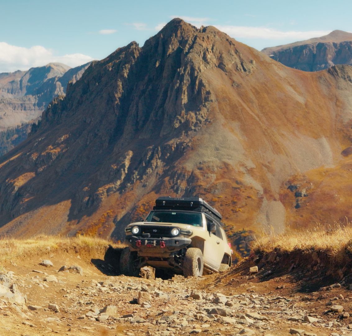 FJ in Colorado Toyota FJ Cruiser in the Colorado Yankee Boy Basin