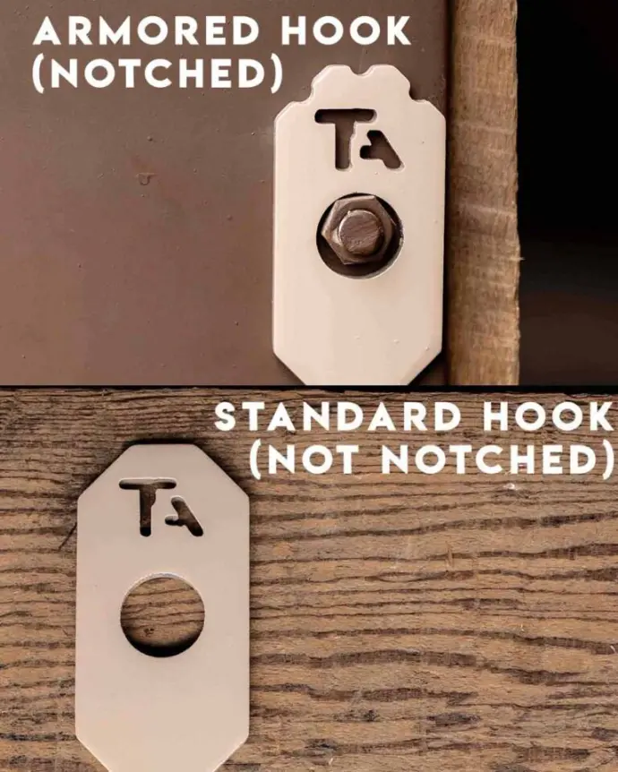 Difference between AR500 gong hooks and standard hooks Difference between AR500 gong hooks and standard hooks