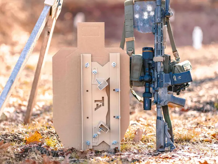 USPSA Targets and Steel Targets with a Rifle