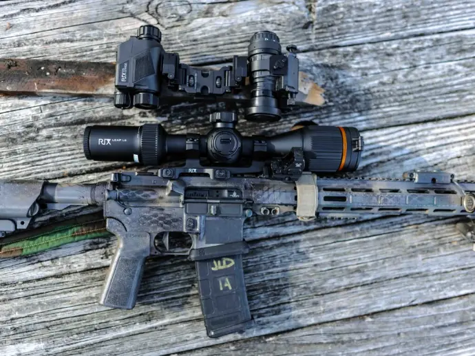 Rix Night Vision Scope mounted on a rifle Rix Night Vision Scope mounted on a rifle