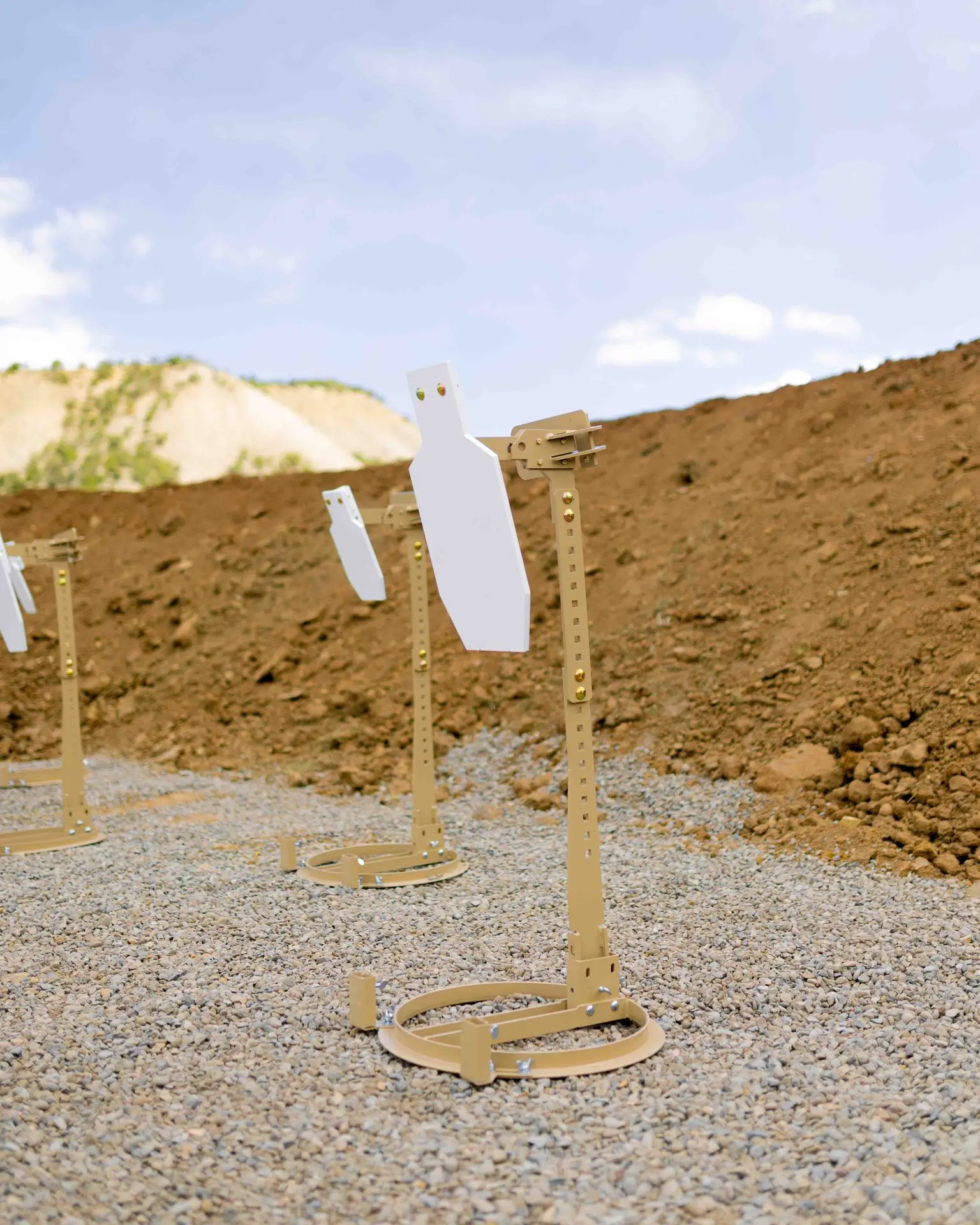 C-ZONE Steel Target AR550 C-ZONE A-DAP Target System at a Colorado Range