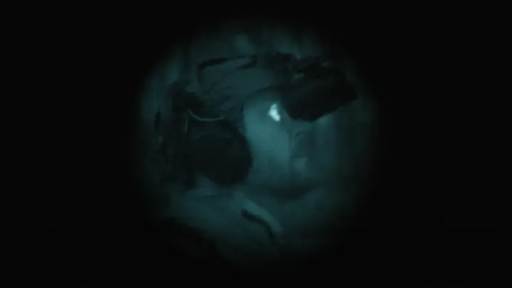 Looking through night vision