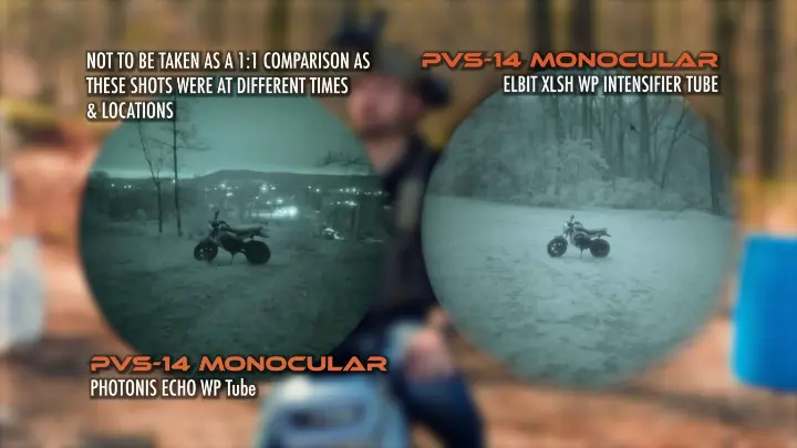 Photonis ECHO vs Elbit XLSH tube