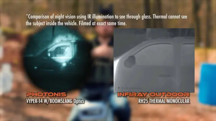 Night Vision VS Thermal Imaging car windows Night Vision VS Thermal Imaging car windows