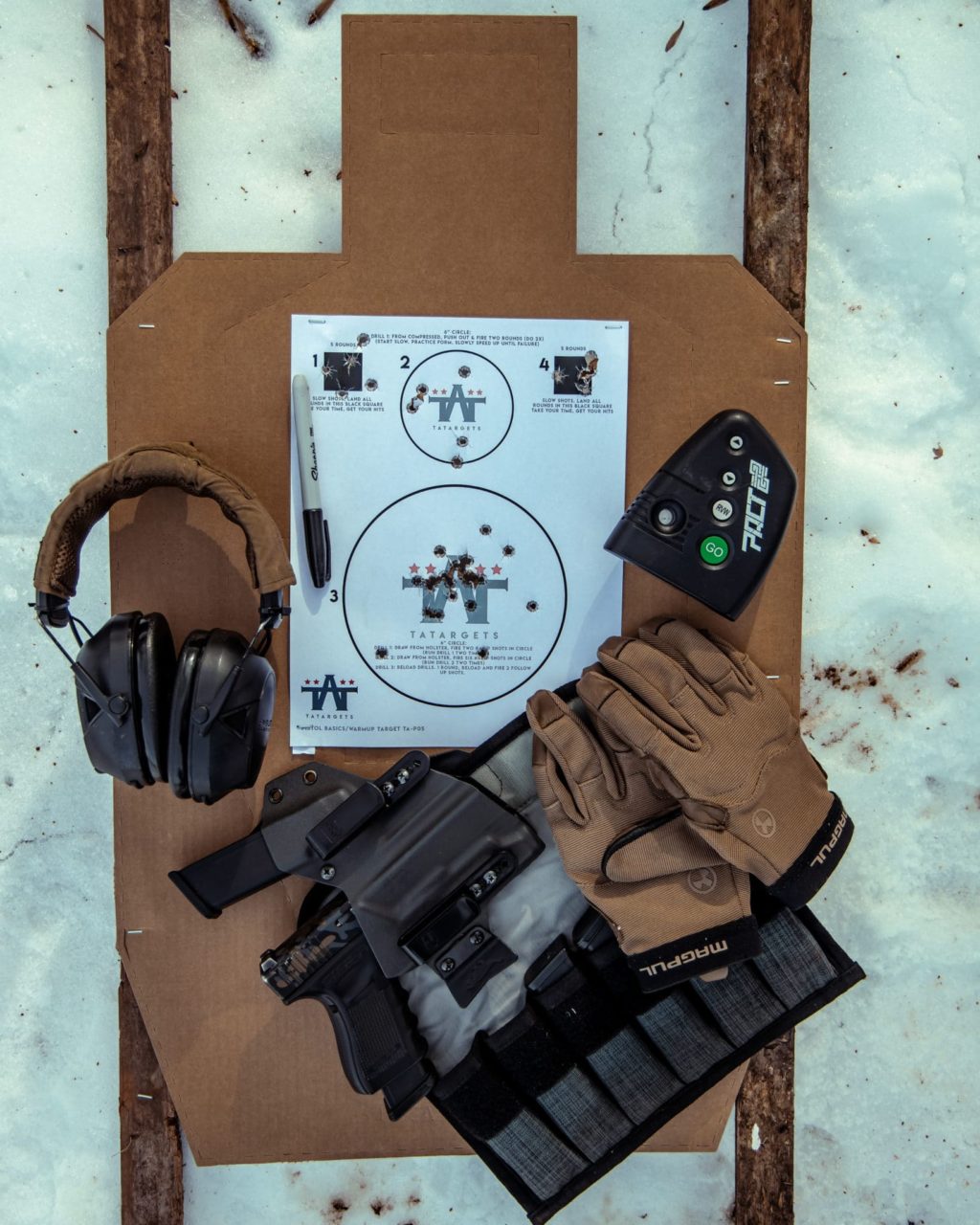Pistol Training Set-Up The Perfect Pistol Training Setup | USPSA Cardboard Targets