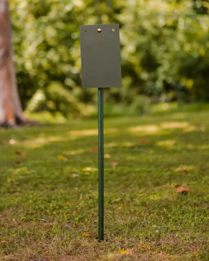 Genesis AR500 Steel Target Gong on a T-Post Mount