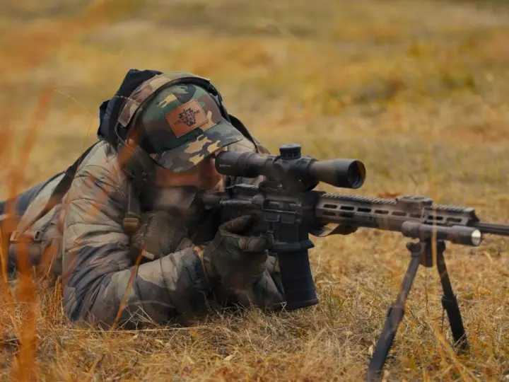 Hunting with a rifle