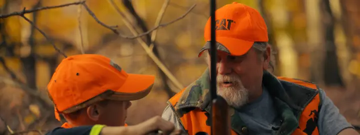 Teaching your grandson how to hunt