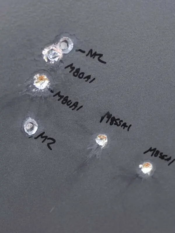 M2 VS AR500 Steel