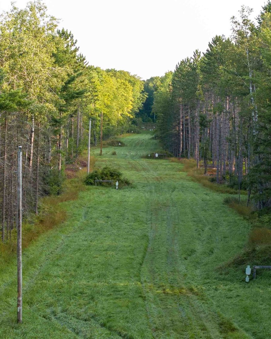 800 yard range 800 yard shooting range lane with TA Targets Steel