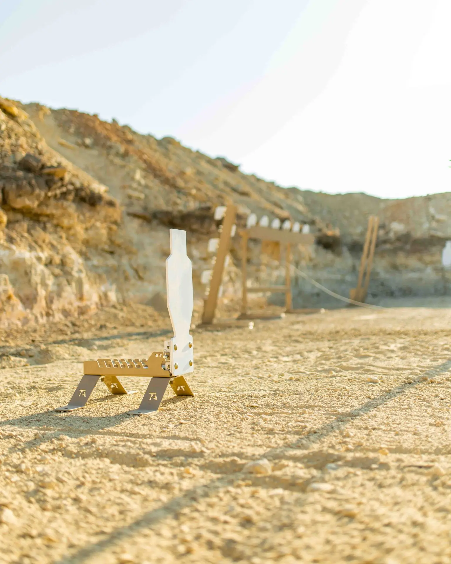 Auto-resetting Popper at Texas Shooting Range
