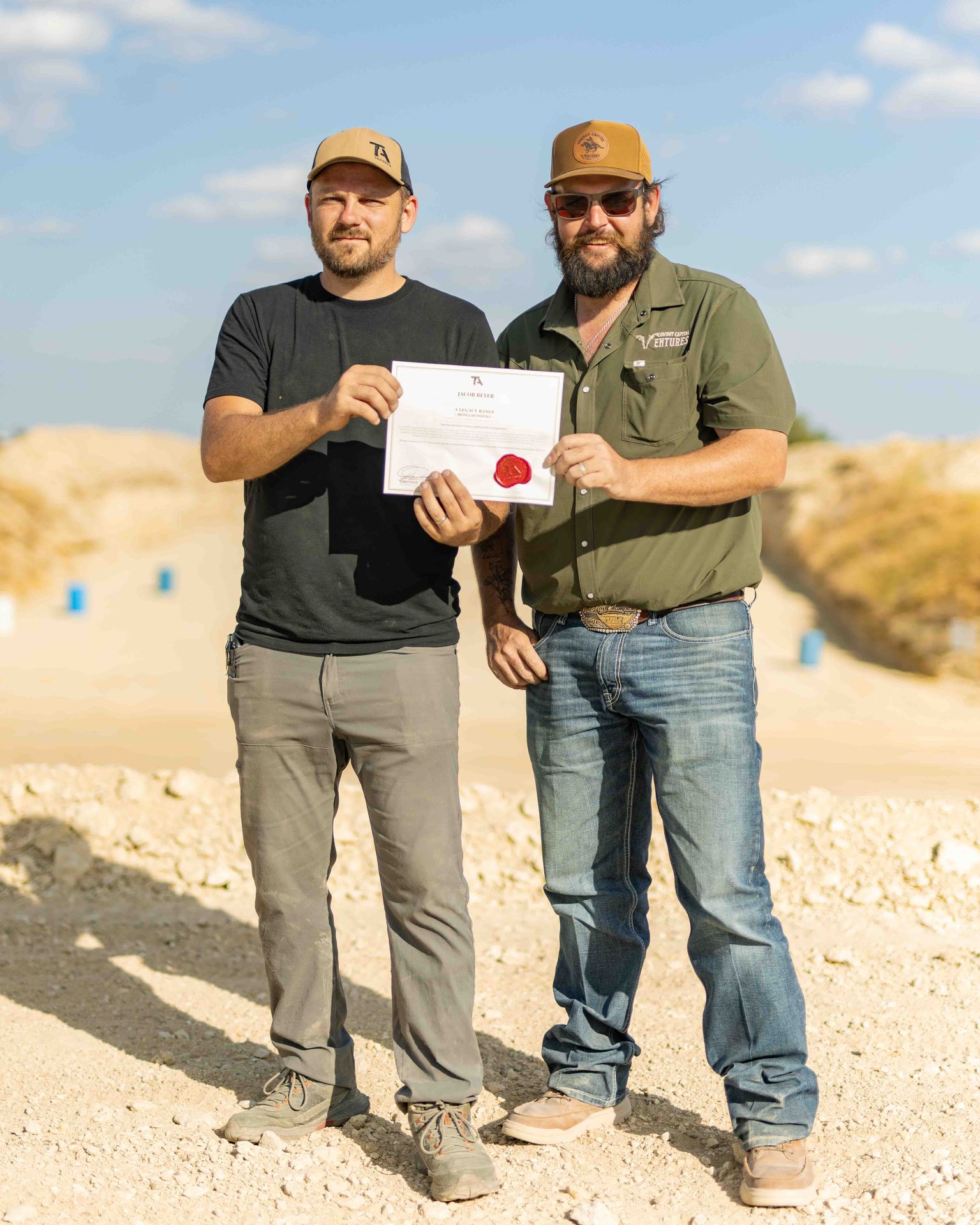 TA Targets wax seal of Cowboy Capital's range