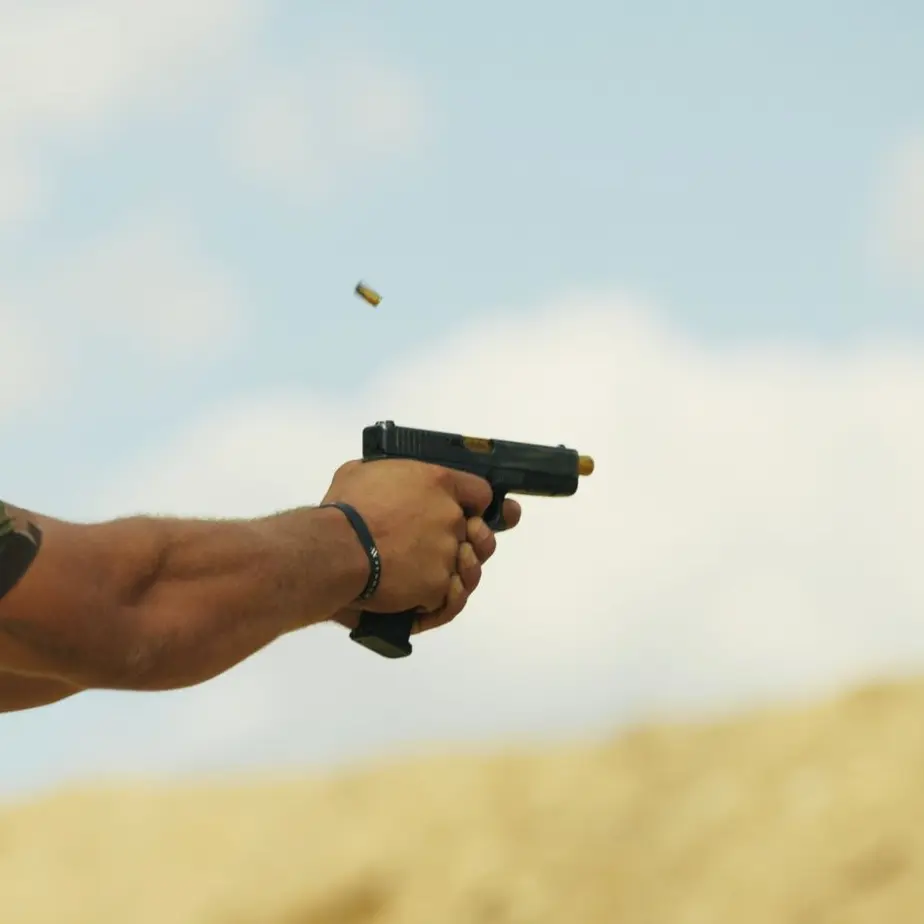 Using a pistol on Cowboy Capital's Ranch