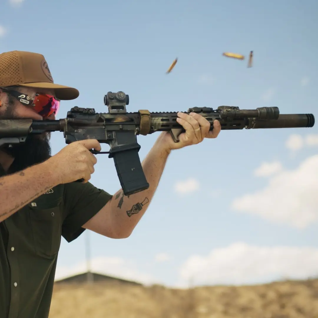 Rifle shooting at Cowboy Capital Ventures Ranch