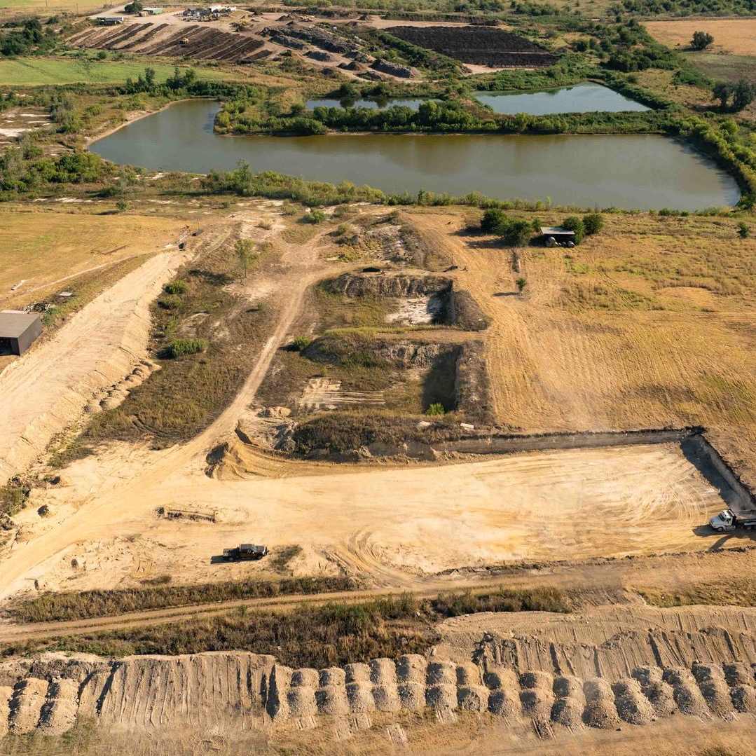Mid build of Cowboy Capital Ventures Texas Shooting Range